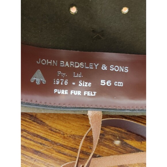 Australian ROYAL ARMY bush hat Vietnam Electrical & Mechanical 1976 53cm EC-Fine - Picture 7 of 8